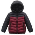 thumbnail image 1 of YUSIM Boys Winter Coats with Hood- Zip Up Casual Midweight Warm Quilted Jackets Wine Size 8, 1 of 4