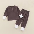 thumbnail image 1 of YUSIM Toddler Girls Cotton Outfits Set- Casual Long Sleeve Soft Shirts and Pants Fall Clothes Gray Size 3 T, 1 of 3