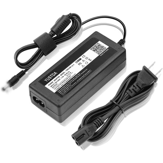 YUSTDA 12V AC/DC Adapter For QNAP HS-210 HS-251 HS-251-US TS-212-E TS-212E 2-Bay TS-119P II PII 1-Bay SATA iSCSI eSATA NAS Media Diskless System Network Storage Turbo NAS Server Power Supply Cord
