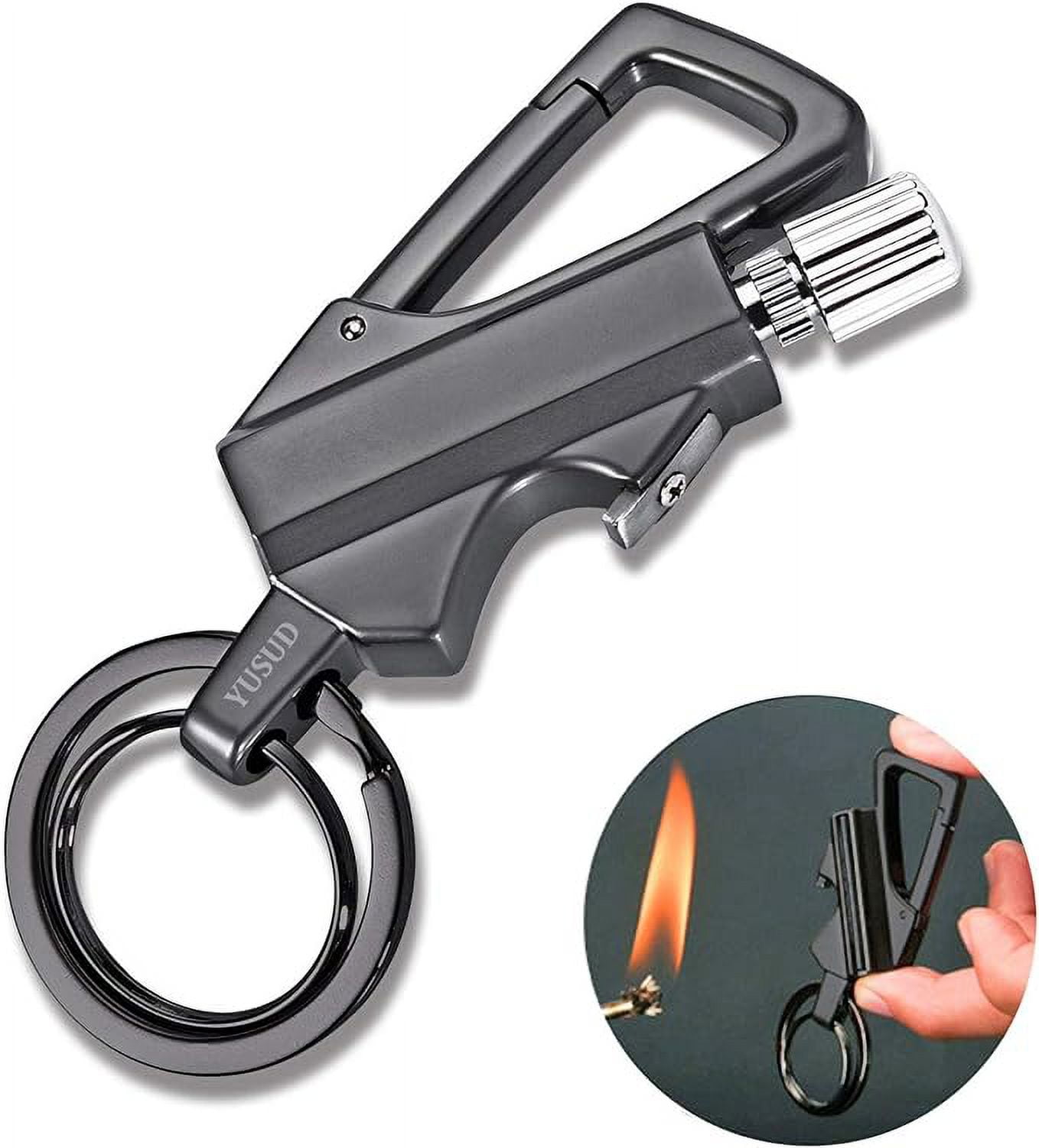  Permanent Match, Pack Of 5, The Forever Lighter, Emergency  Fire Starter Striker Set, Metal Keychain Unlimited Waterproof Stick