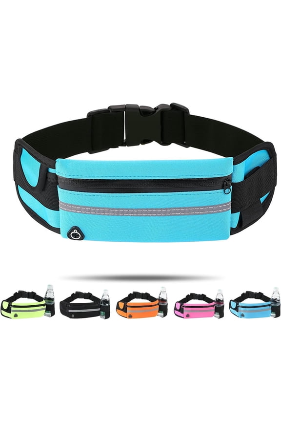 YUSUIYI Anti-Theft Invisible Waist Bag,Adjustable Ultra-Slim Money Belt Passport Holder Secure Hidden Travel Wallet with Blocking & Headphone Port