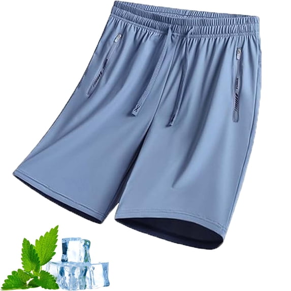 YUSUIYI Iced Active Shorts for Senior Women Over 50,Quick Drying Breathable Stretch,Ice Silk Cooling Shorts