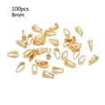 thumbnail image 1 of YUTIPGER 100Pcs Beads Pinch Clip Clasp Bail Hooks Small Necklace Clasps Pendant Charms Clasps Crafting Jewelry Making Findings, 1 of 19