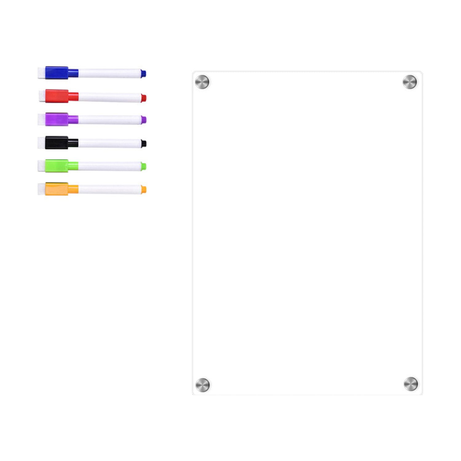 YUTIPGER Weekly Calendar Acrylic Clear Whiteboard Calendar for