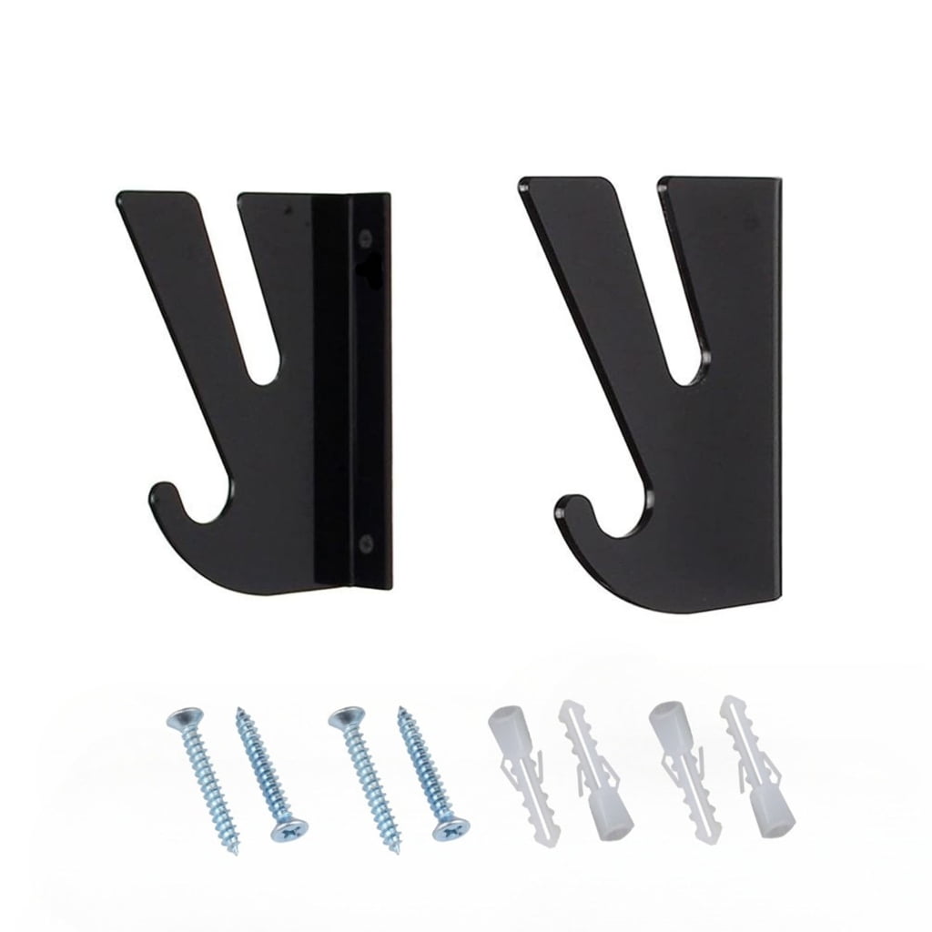 YUTIPGER Wall Mounted Skateboard Display Rack with Hook Sturdy Acrylic