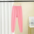 thumbnail image 1 of YUTK Boys and Girls Warm Pants Loose Fitting Children'S Home Pants Sleeping Pants Leggings Pink, 1 of 3