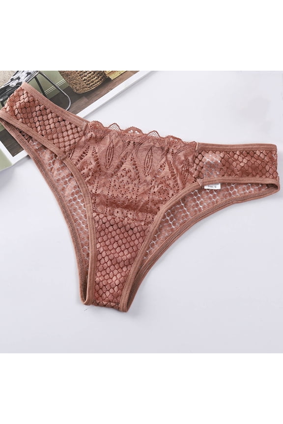 Boyshort Underwear for Women Sale Women's Fashion Solid Color Low Waisted Lace Tighten The Abdomen Lift The Buttocks Underpants Pink Xl