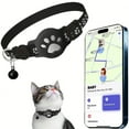 thumbnail image 1 of YUTK Cats Tracker GPS Collar for Cats Electronic Pet Locator Waterproof No Monthly Fee Advanced Tracking Solution Smart Collar for Pet Safety Black,Free Size, 1 of 7