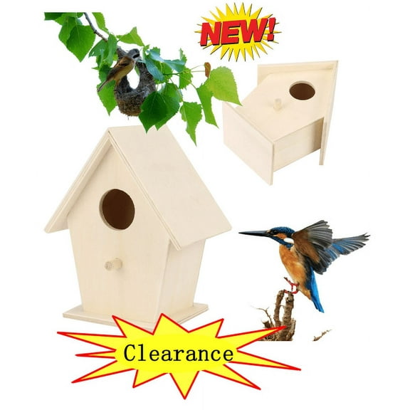 YUTK Dox House Bird House Bird House Bird Box Bird Box Wooden Box A