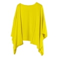 thumbnail image 1 of YUTK Hooded Cardigan for Women - Women's Linen Imitation Cardigan Has 3/4 Sleeves A Loose Front Opening and A Light Shoulder-Shrutting Blouse Yellow Xxl, 1 of 4
