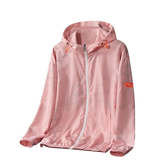 YUTK Men's UPF 50+ Sun Protection Hoodie Shirts Long Sleeve Fishing Swim Running UV Spf Lightweight Quick Dry Rash Guard Pink L