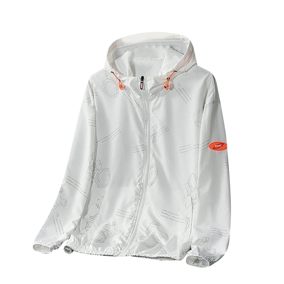 YUTK Men's UPF 50+ Sun Protection Hoodie Shirts Long Sleeve Fishing Swim Running UV Spf Lightweight Quick Dry Rash Guard White Xl