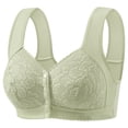 thumbnail image 1 of YUTK Padded Bras for Women - Woman Color Thin and Steel Hoop Gathered Breathable Underwear for Daily Bras Green 48/110, 1 of 8