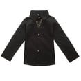 thumbnail image 1 of YUTK Shirts for Teens Boys Toddler Kids Baby Boys Fashion Long Sleeves Casual Top Turndown Collar Shirt Black, 1 of 5