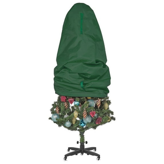 YUTK Stackable Storage Bins,Christmas Tree Storage Bag Christmas Tree Storage Cover with Zipper Adjustable Straps Tear Storage Christmas Tree Cover for Foot Assembled Christmas Tree,B