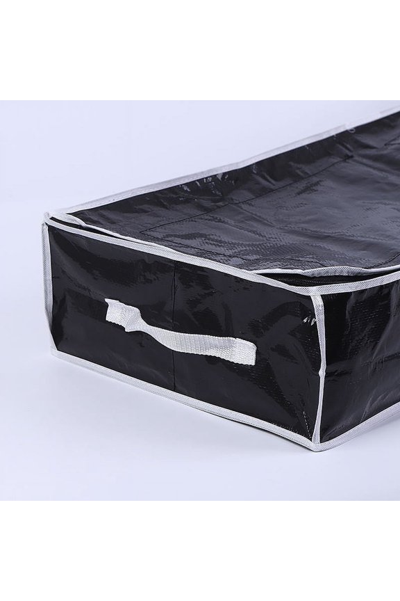 Suitcase Organizer Bags Set,Daily Necessities Storage Bag Christmas Decoration Storage Pe Multifunctional Organizing Bag,Black