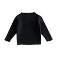 thumbnail image 1 of YUTK Toddler Clothes Children'S Men and Women Long Sleeves Round Neck Tops Sweater Black, 1 of 2