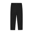thumbnail image 1 of YUTK Toddler Kids Big Boy Fashion Cute Solid Color Stripe Casual School Uniform Suit Pants Trousers Black, 1 of 2