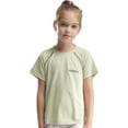 thumbnail image 1 of YUUMIN Kids Girls Boys Quick-Drying Sports Short Sleeve T-Shirts Sun Protection Rash Guard Vest Khaki 120, 1 of 6