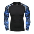 thumbnail image 1 of YUUMIN Men's Long Sleeve Upf 50+ Rash Guard Shirts Athletic Tank Top Gym Workout Fitness Sportswear Type D M, 1 of 4