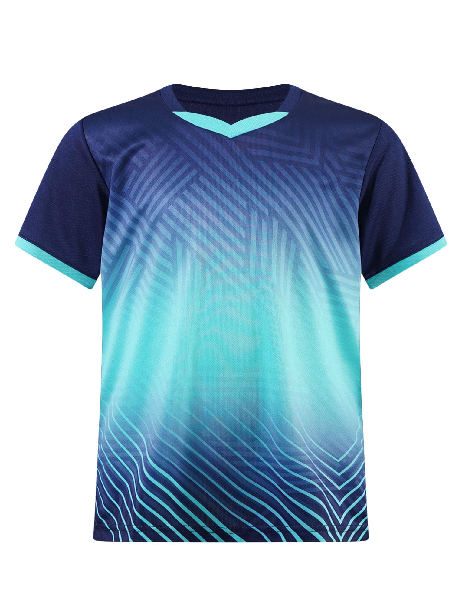 YUUMIN Youth Boys Soccer Jersey Vneck Sport Athletic Tshirts Football