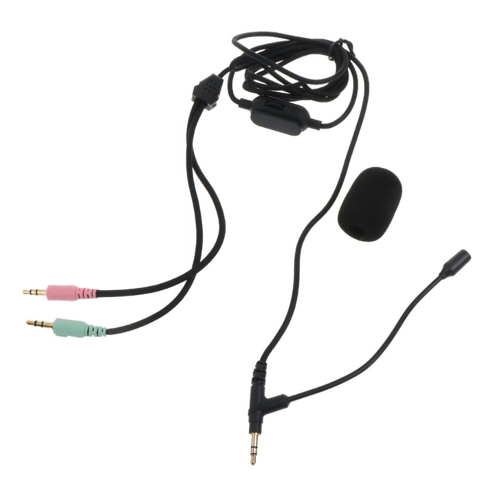 YUUZONE 3.5MM Microphone Cable 3.5mm Male Volume Boom Antinoise