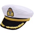 thumbnail image 1 of YUUZONE Captain Yacht Hat Sailors Hats Snap-back Adjustable Boats Sea Hat Navy Costume Accessory for Party Adu1t/Kid Size, 1 of 19