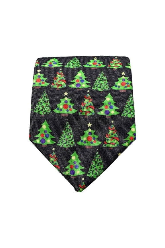 Christmas Themed Tie Festive Jacquard Tie for Men Holiday Occasion Neck Tie Men Necktie for Christmas Family Gathering