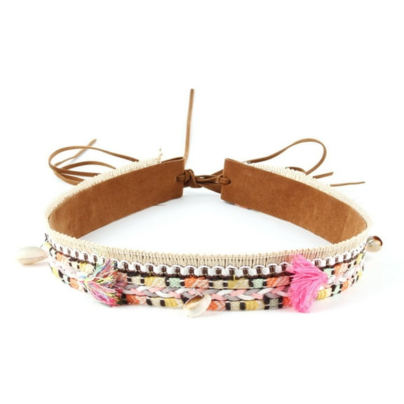 YUUZONE Cowboy Hat Band DIY Western Hat Belt Western Beaded Hatband Rope Hat Band