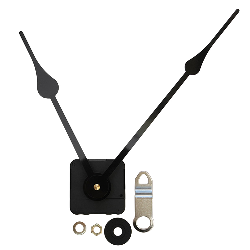 Gold Quartz Clock Movement Mechanism Kit With Hands - DIY Wall Clock Repair Parts