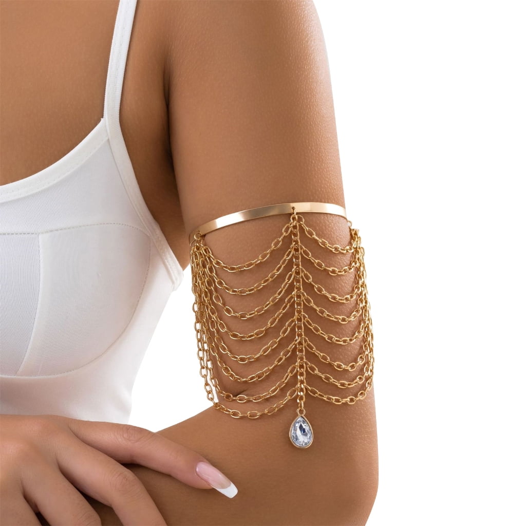 Alloy Bangle Bracelets | Metal Bangle Bracelets | Upper Arm Bracelet |  Alloy Hand Jewelry - Bracelets - Aliexpress