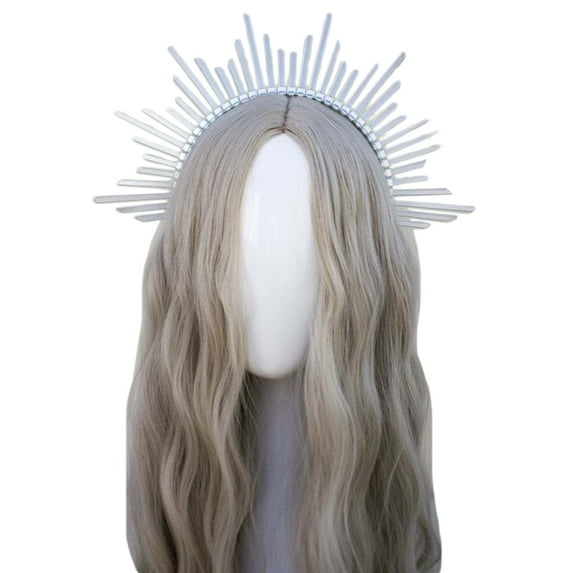 YUUZONE Lolita Halocrown Mary Halocrown Headband Sunburst Greek SunGoddess Headpiece