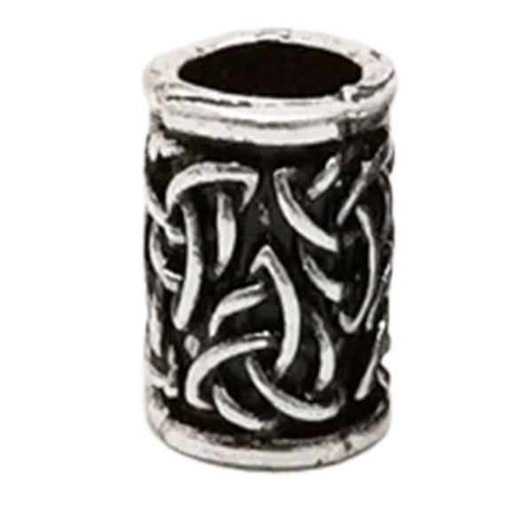 YUUZONE Medieval Vikings Style Hair Tube Beads Rune Beard Bead Norse Dreadlock Beads for Hair Decoration Bracelets DIY Supplies