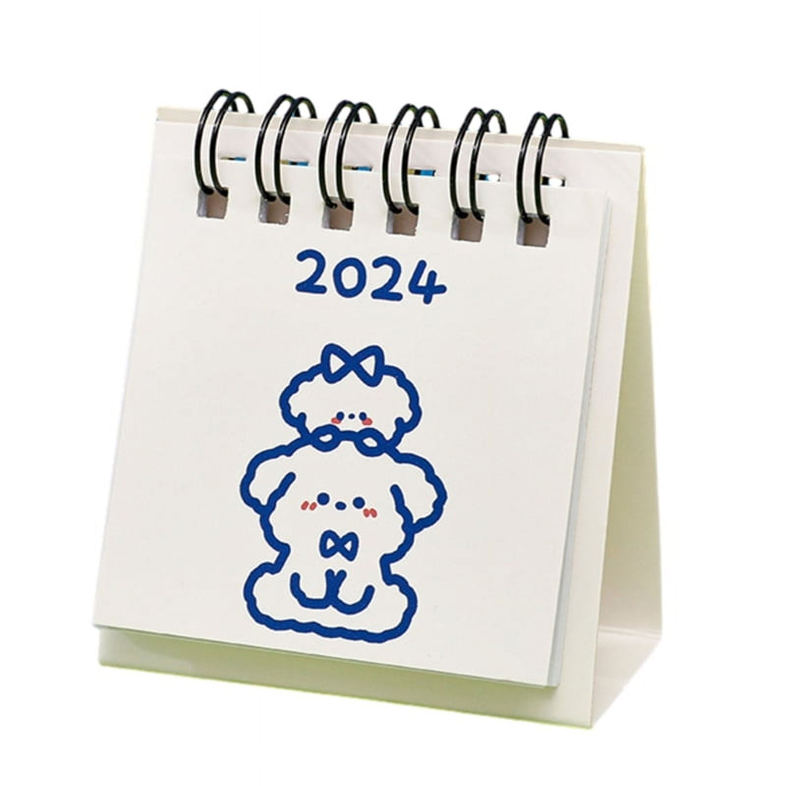 YUUZONE Office Desk Calendar Month Referances from August 2023 to