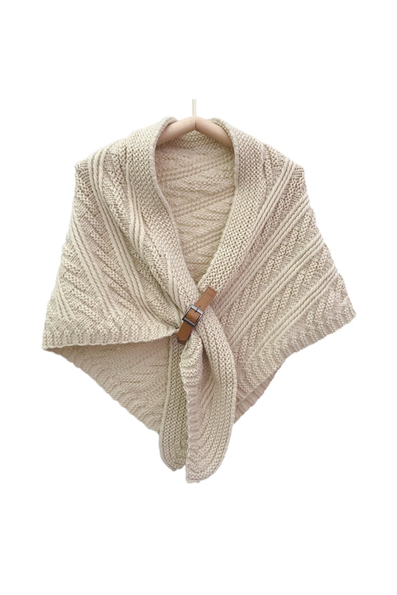 Pashmina Shawl Scarf Shawl Buckle Shawl Cape For Women Korean New Knitted Shawl