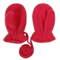thumbnail image 1 of YUUZONE Polar Fleece Mittens with String Plush Gloves for Kids Winter Full Finger Mitten, 1 of 19