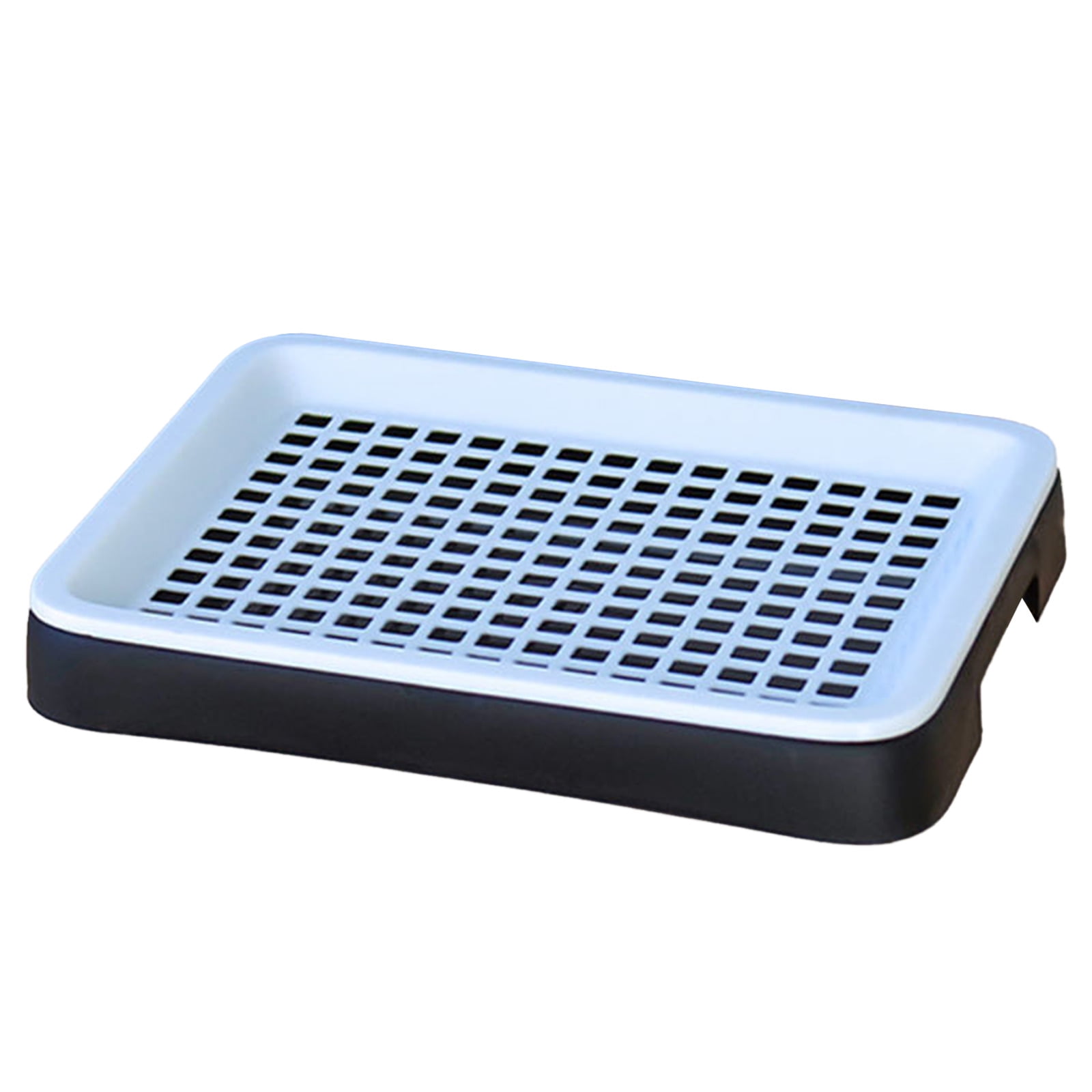 YUUZONE Rabbit Litter Box with Grate Guinea Pig Litter Pan for Cage Bunny Restroom