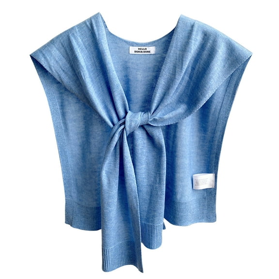 YUUZONE Shoulder Wrap Crochet Shawls And Wraps Shrug Scarf Shawl Wraps For Women Lightweight Solid Knitted Shawl