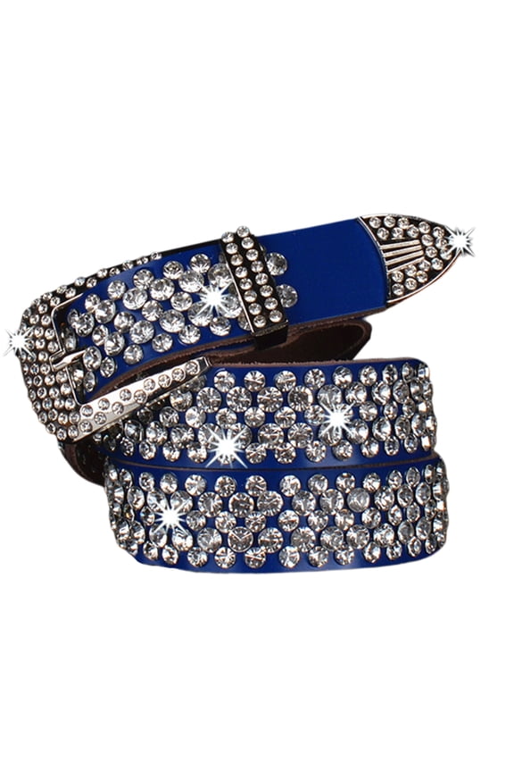 Studded Rhinestone Waistband Belt Dress Bling Rhinestone Belt Women Jeans Belt