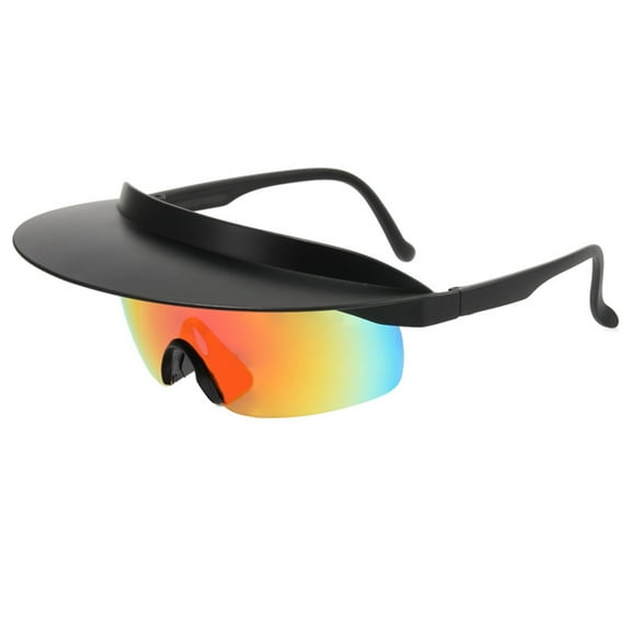 YUUZONE Visor Attaches To Sunglasses Sunglasses With Visor Attached Cycling Sunglasses Visor Shade Sunglasses Windproof Sunglass