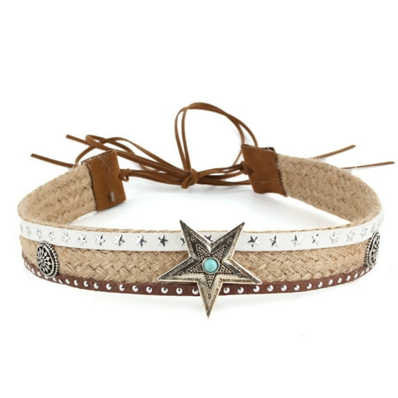 YUUZONE Western Hat Belt DIY Mexican Hat Band Beaded Hat Band Cowboy Hat Band Hatband