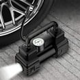 thumbnail image 1 of YUVA 12V Tire Inflator, 120W, 40L/Min, Digital Pressure Gauge, LED Light, for Cars/Bikes/Balls, Fast Inflation, with Storage Bag, 1 of 7
