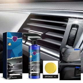 YUVA Automotive Coating Wax, Nanotech Scratch Repair, Ceramic Protection, Hydrophobic Shine, Easy Spray & Wipe, Multi-Surface for Car Body/Plastics/Tires, 120ml