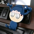 thumbnail image 1 of YUVA Car Phone Mount, Cartoony Chinese Gods of Wealth Design, Stable Gear Structure, Sensor Auto-Clamping, 360° Rotatable, Easy Vent Installation, 1 of 6