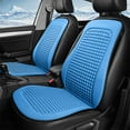 thumbnail image 1 of YUVA Car Seat Cushion with Backrest, Gauze+Sponge, 44x18.9in, Ventilated, All-Season, Fast Heat Dissipation, Universal Fit, 1 of 7