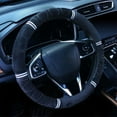 thumbnail image 1 of YUVA Car Steering Wheel Cover, Short Lint Winter Warm, Polyester, Anti-Slip, Unisex, Universal Fit for Standard Wheels, Cozy Grip, 1 of 6