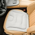 thumbnail image 1 of YUVA Fully Enclosed Leather Car Seat Cushion, Polyester, 18.11x17.32in, Orange/White/Brown/Black/Coffee/Red, 4-Season Use, 1 of 6