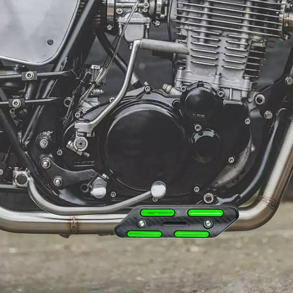 YUVA Motorcycle Exhaust Pipe Cover, Anti-Scald & Decorative, Heat Insulation, Durable Plastic, Easy Install for Various Models, Multi-Color