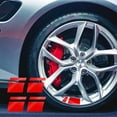 thumbnail image 1 of YUVA Reflective Car Wheel Stickers, 4-Pack, 2.36x2.36in, for 18-21 Inch Wheels, Decorative & Scratch Cover, UV Protection & Safety, 1 of 6