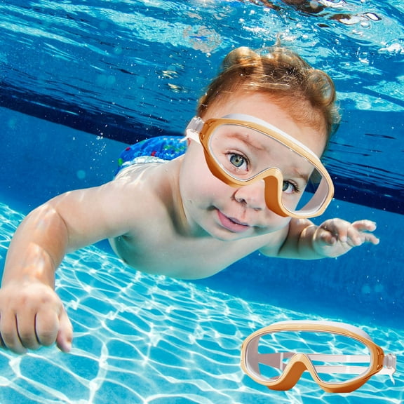 YUVA Unisex Swim Goggles, Wide Vision Anti-Fog, UV400 Protection, Comfortable Silicone Gasket, Adjustable Strap, Hydrodynamic Design